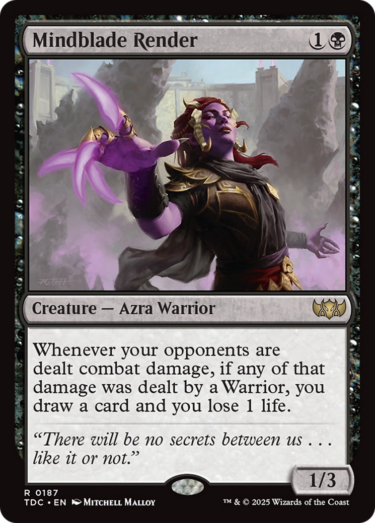 Mindblade Render [Tarkir: Dragonstorm Commander] | Clutch Gaming