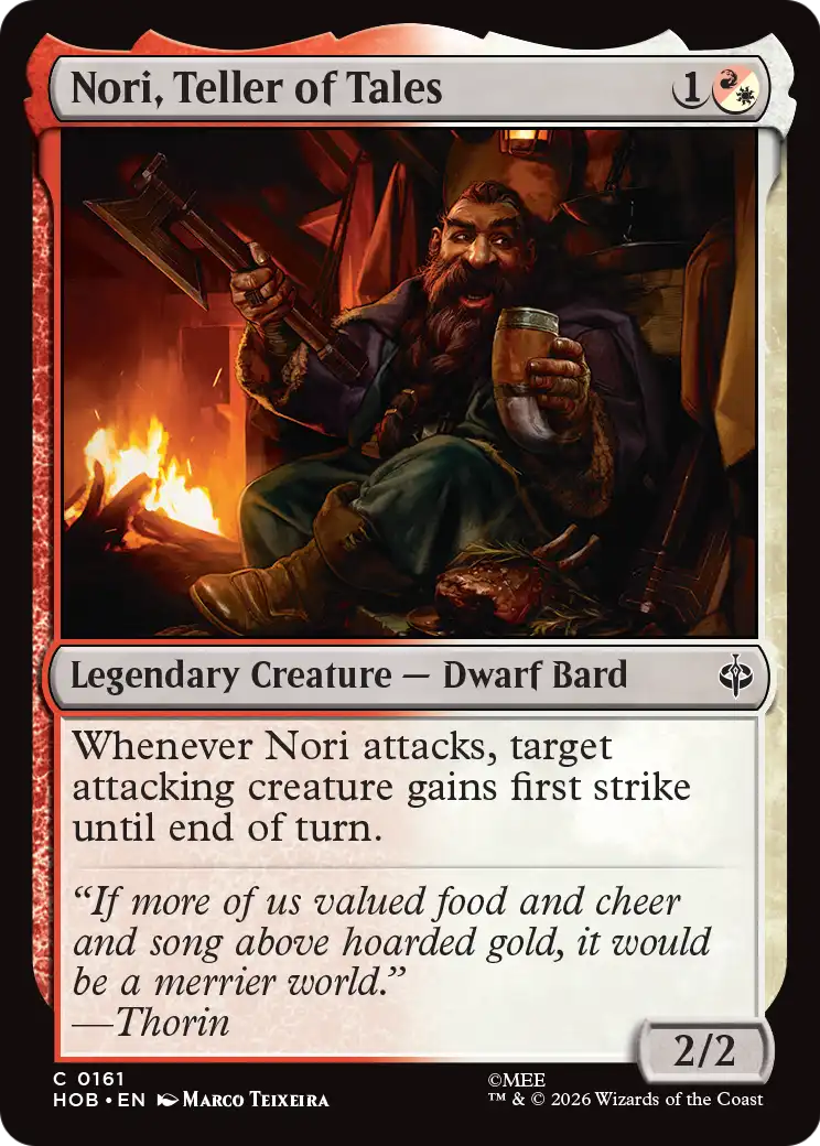 Nori, Teller of Tales [The Hobbit] | Clutch Gaming