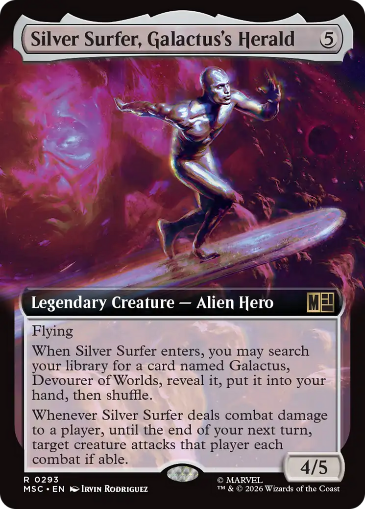 Silver Surfer, Galactus's Herald (Extended Art) [Marvel Super Heroes Commander] | Clutch Gaming