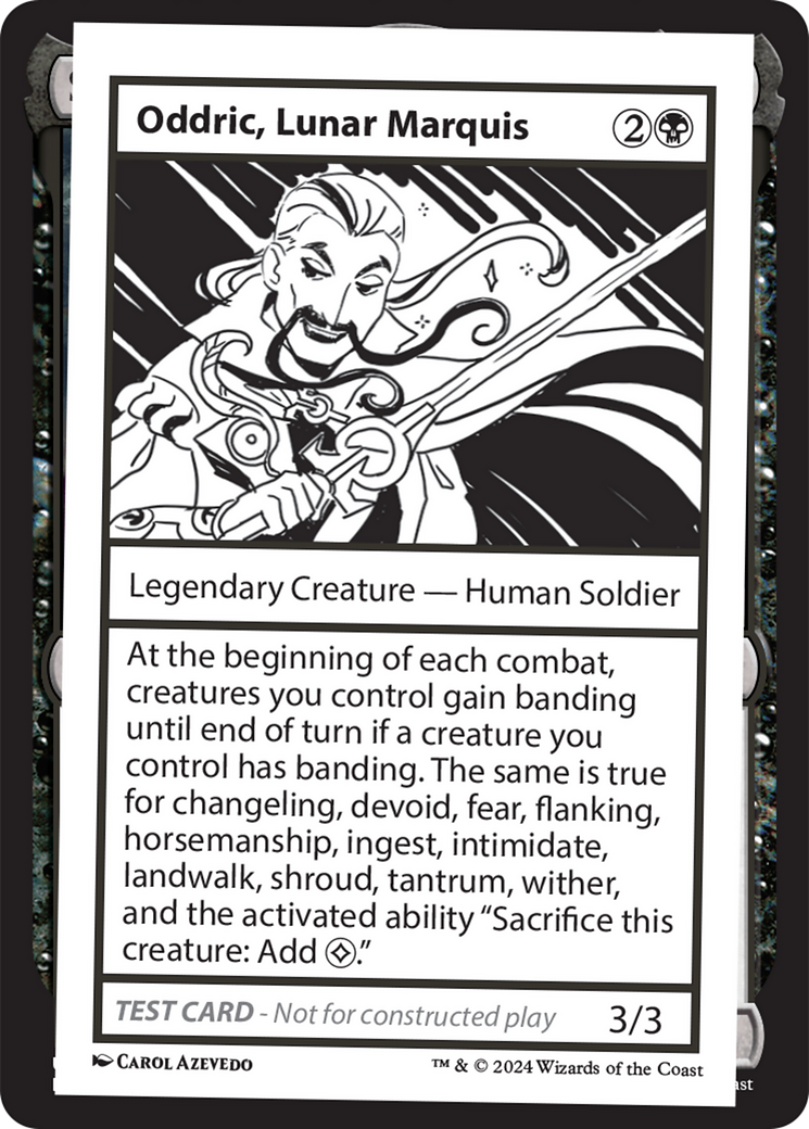 Oddric, Lunar Marquis [Mystery Booster 2 Playtest Cards] | Clutch Gaming