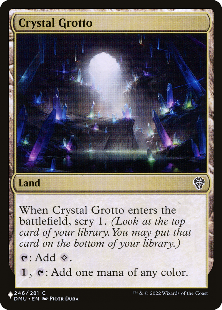 Crystal Grotto [The List Reprints] | Clutch Gaming