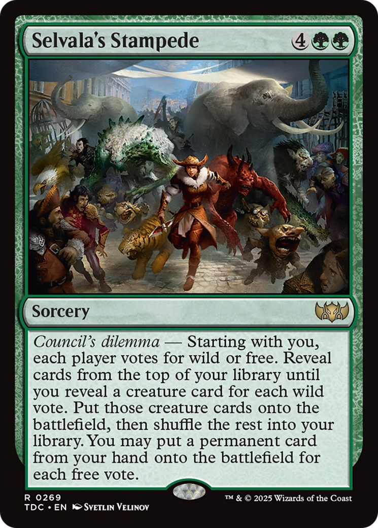 Selvala's Stampede [Tarkir: Dragonstorm Commander] | Clutch Gaming