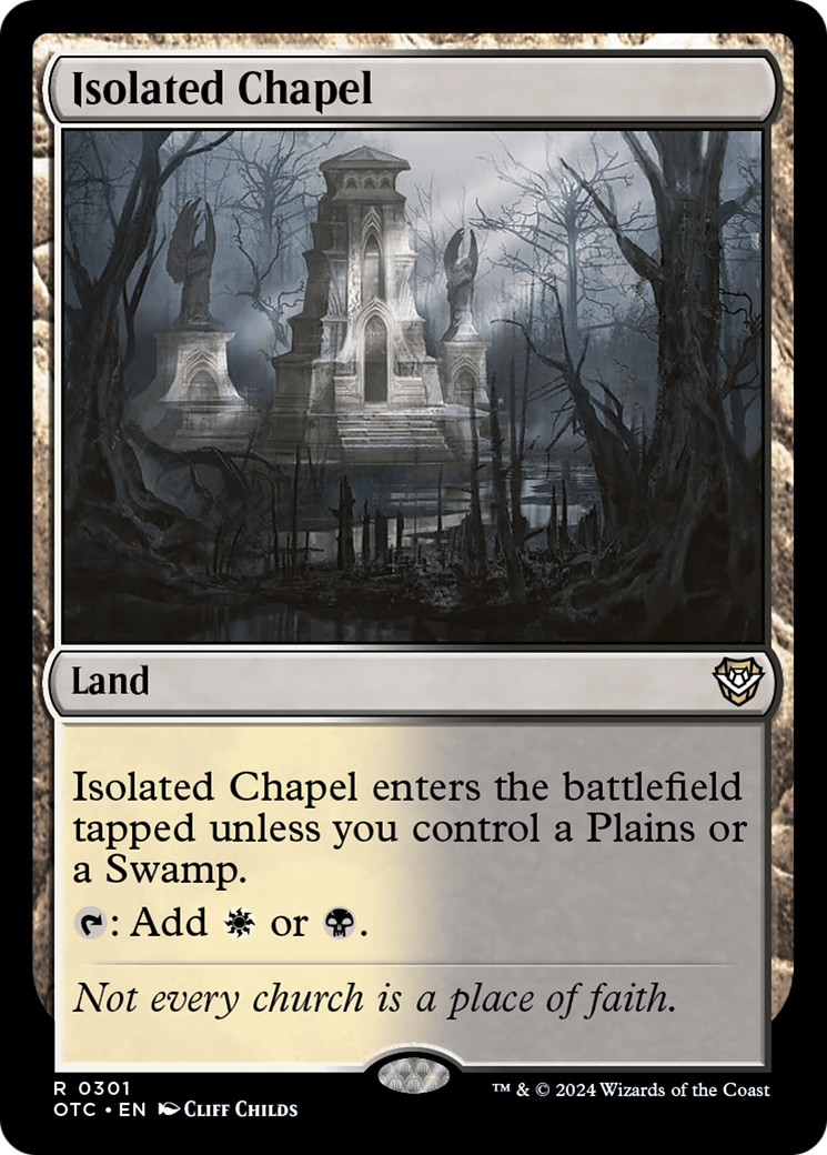 Isolated Chapel [Outlaws of Thunder Junction Commander] | Clutch Gaming