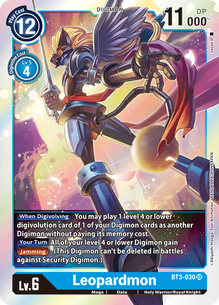 Leopardmon [BT3-030] [Release Special Booster Ver.1.0] | Clutch Gaming
