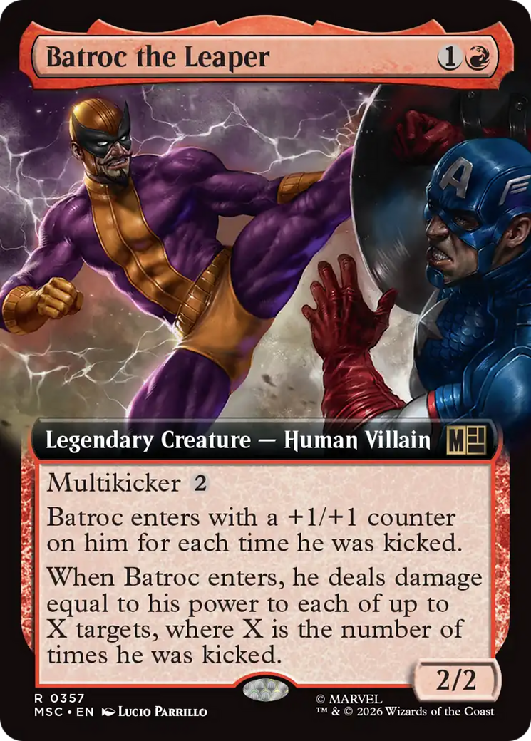Batroc the Leaper (Extended Art) [Marvel Super Heroes Commander] | Clutch Gaming