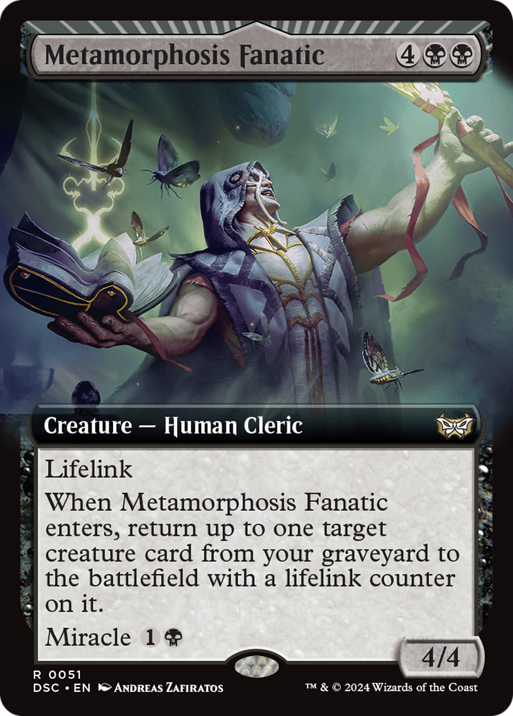 Metamorphosis Fanatic (Extended Art) [Duskmourn: House of Horror Commander] | Clutch Gaming