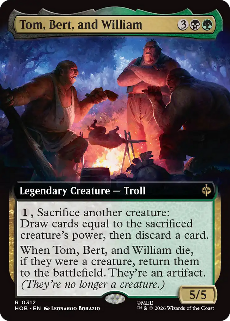 Tom, Bert, and William (Extended Art) [The Hobbit] | Clutch Gaming