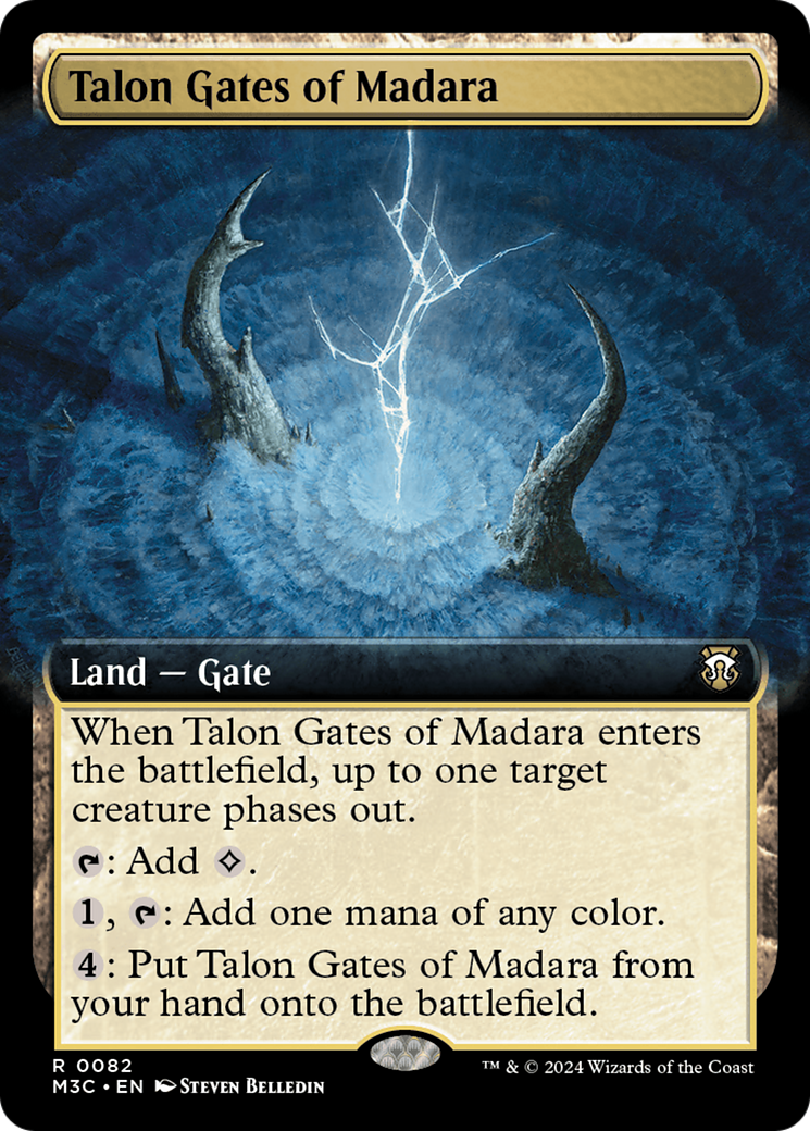 Talon Gates of Madara (Extended Art) (Ripple Foil) [Modern Horizons 3 Commander] | Clutch Gaming