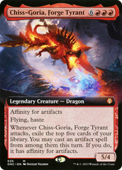 Chiss-Goria, Forge Tyrant (Extended Art) [Phyrexia: All Will Be One Commander] | Clutch Gaming