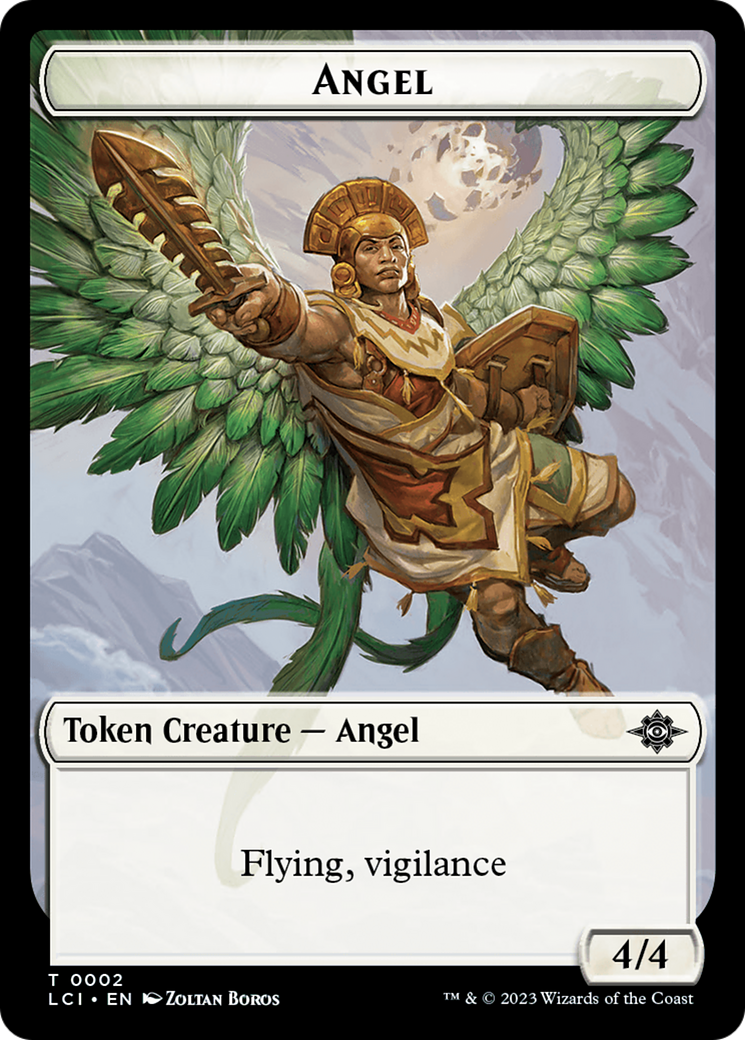 Copy // Angel Double-Sided Token [The Lost Caverns of Ixalan Tokens] | Clutch Gaming