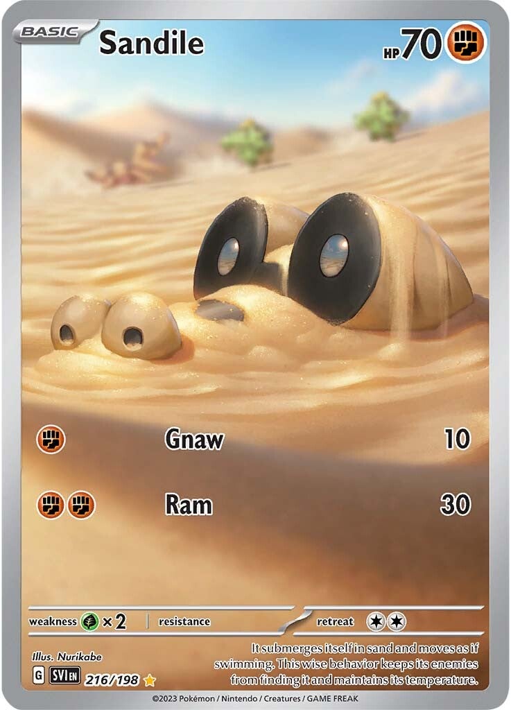 Sandile (216/198) [Scarlet & Violet: Base Set] | Clutch Gaming