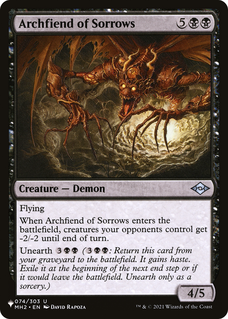 Archfiend of Sorrows [The List Reprints] | Clutch Gaming