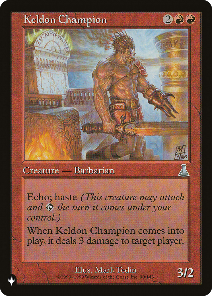 Keldon Champion [The List Reprints] | Clutch Gaming