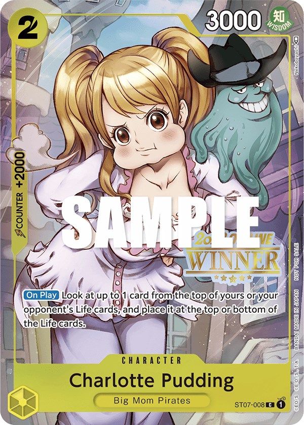 Charlotte Pudding (Offline Regional 2023) [Winner] [One Piece Promotion Cards] | Clutch Gaming