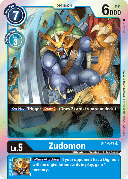 Zudomon [BT1-041] [Release Special Booster Ver.1.0] | Clutch Gaming