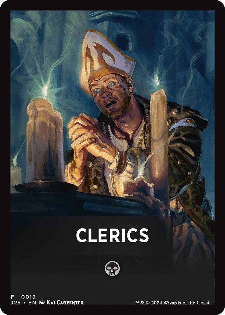 Clerics Theme Card [Foundations Jumpstart Front Cards] | Clutch Gaming