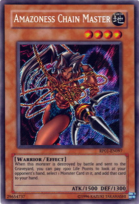 Amazoness Chain Master [RP01-EN097] Secret Rare | Clutch Gaming