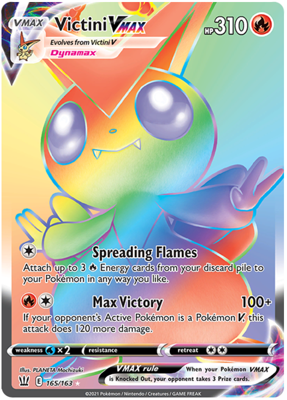 Victini VMAX (165/163) [Sword & Shield: Battle Styles] | Clutch Gaming