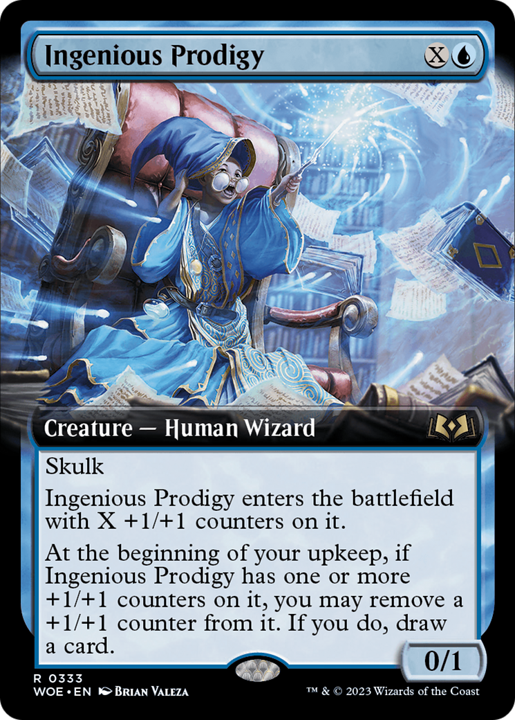 Ingenious Prodigy (Extended Art) [Wilds of Eldraine] | Clutch Gaming