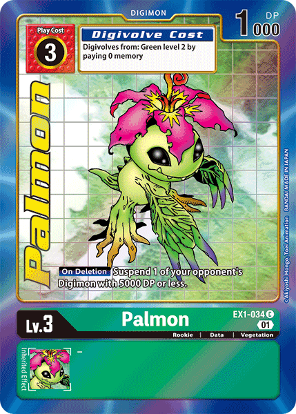 Palmon [EX1-034] (Alternate Art) [Classic Collection] | Clutch Gaming