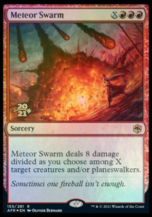 Meteor Swarm [Dungeons & Dragons: Adventures in the Forgotten Realms Prerelease Promos] | Clutch Gaming