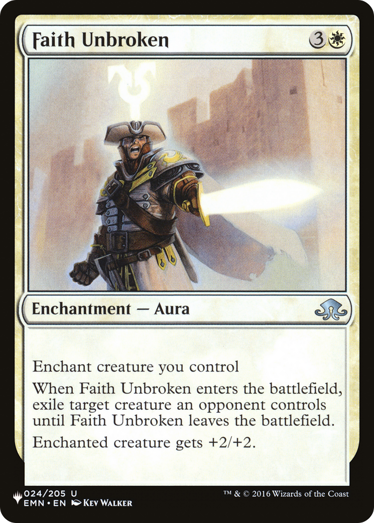 Faith Unbroken [The List Reprints] | Clutch Gaming