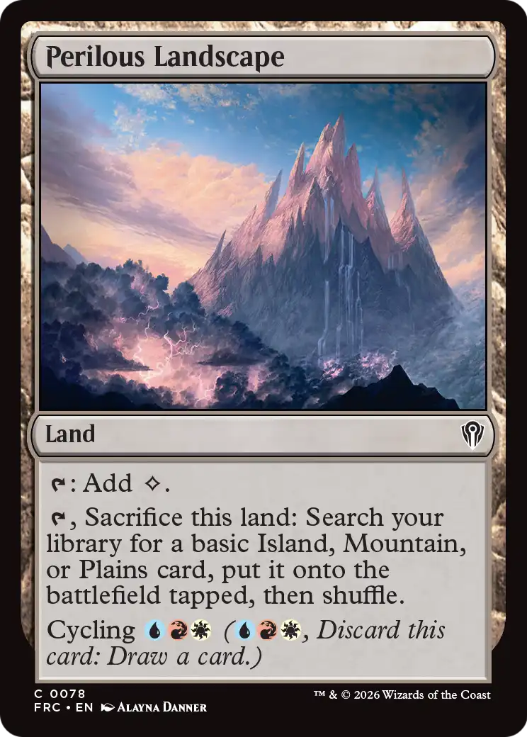 Perilous Landscape [Reality Fracture Commander] | Clutch Gaming