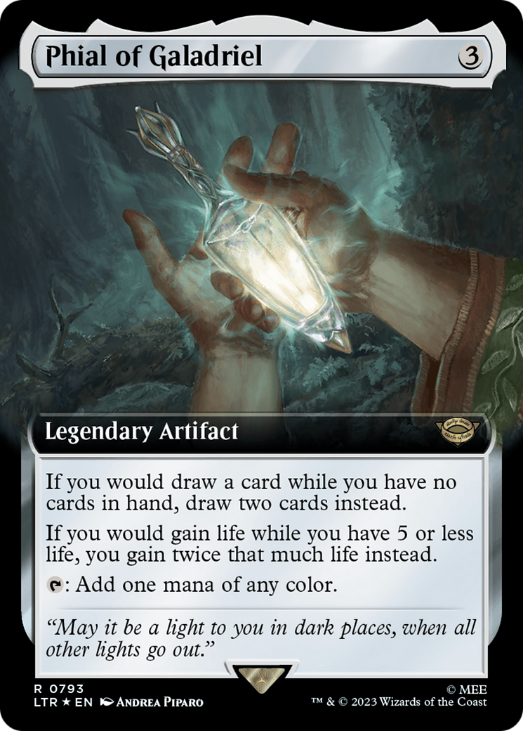 Phial of Galadriel (Extended Art) (Surge Foil) [The Lord of the Rings: Tales of Middle-Earth] | Clutch Gaming