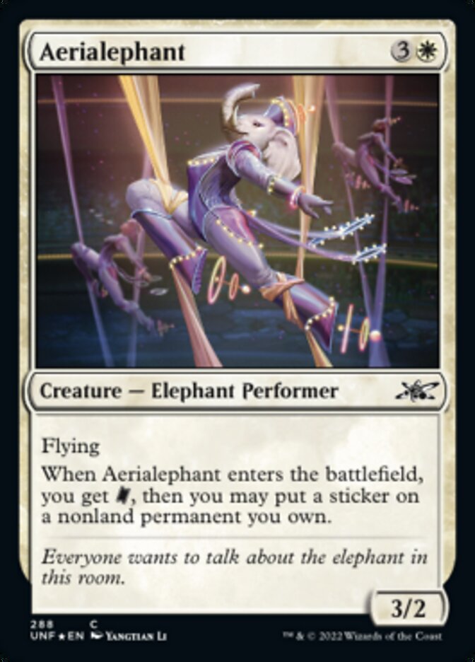 Aerialephant (Galaxy Foil) [Unfinity] | Clutch Gaming