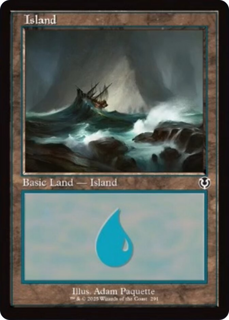 Island (291) (Retro Frame) [Innistrad Remastered] | Clutch Gaming