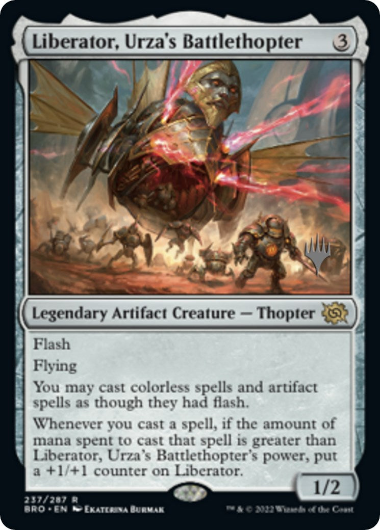 Liberator, Urza's Battlethopter (Promo Pack) [The Brothers' War Promos] | Clutch Gaming