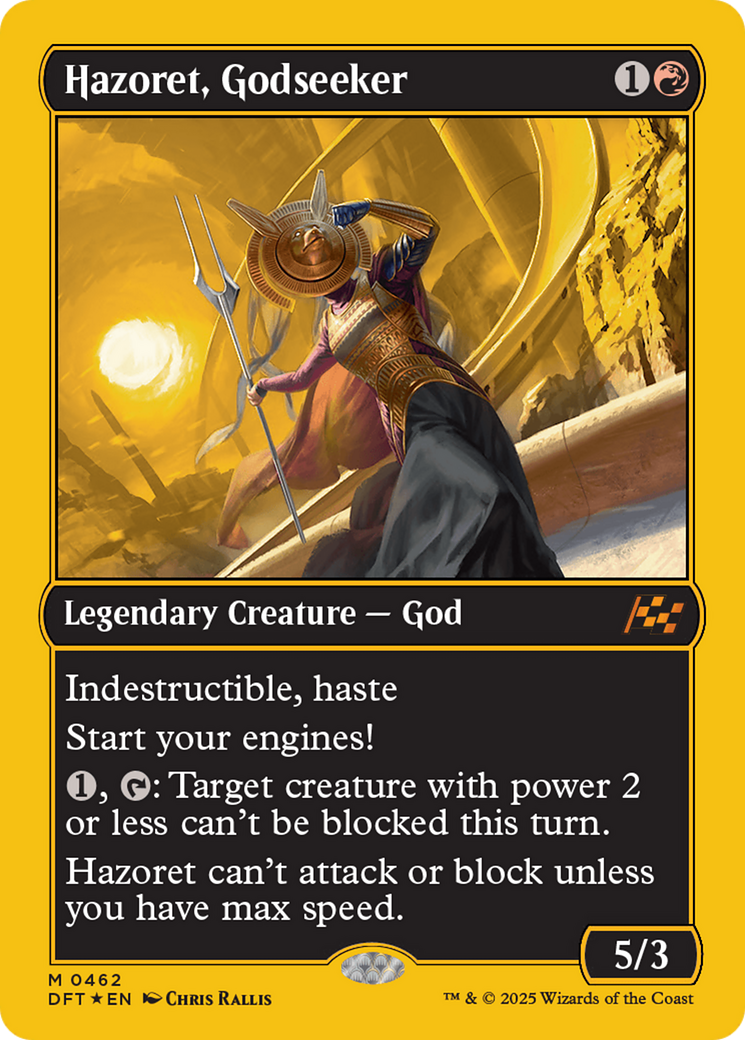 Hazoret, Godseeker (First-Place Foil) [Aetherdrift] | Clutch Gaming