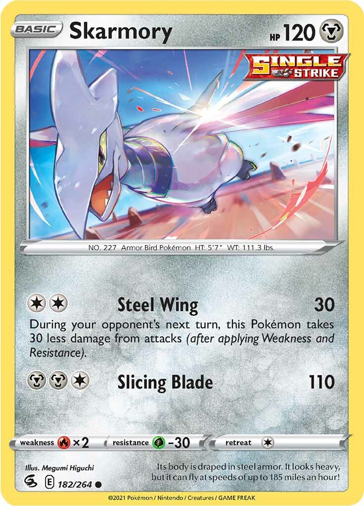 Skarmory (182/264) [Sword & Shield: Fusion Strike] | Clutch Gaming