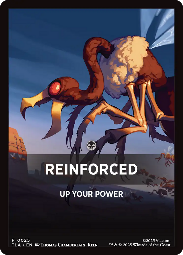 Reinforced Theme Card [Avatar: The Last Airbender Tokens] | Clutch Gaming