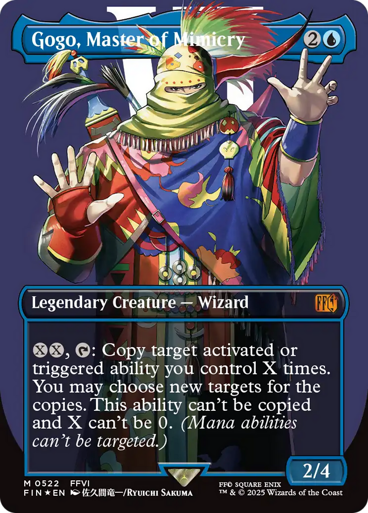 Gogo, Master of Mimicry (Borderless) (Surge Foil) [FINAL FANTASY] | Clutch Gaming