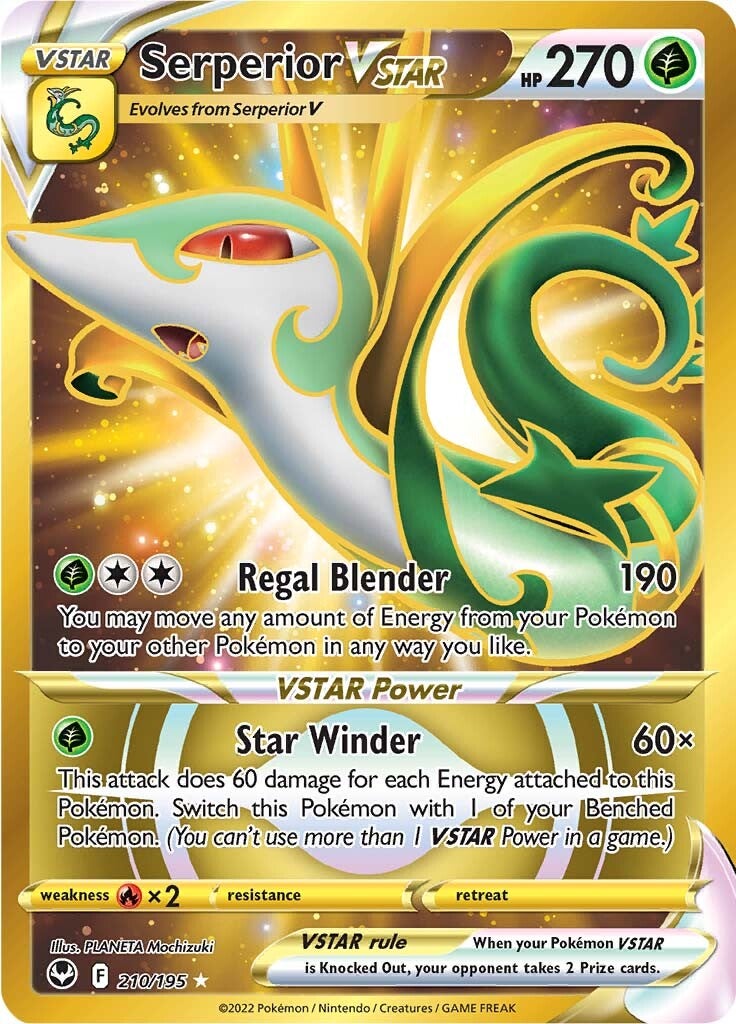 Serperior VSTAR (210/195) [Sword & Shield: Silver Tempest] | Clutch Gaming