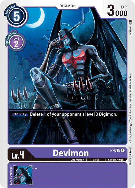 Devimon [P-018] [Promotional Cards] | Clutch Gaming