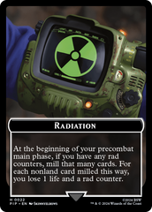 Radiation // Robot Double-Sided Token [Fallout Tokens] | Clutch Gaming