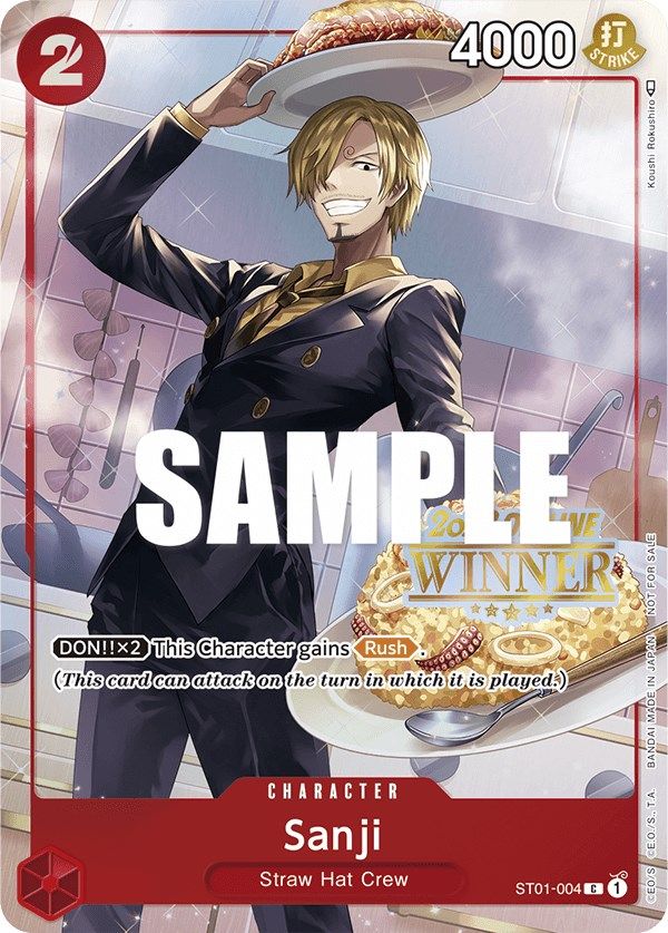 Sanji (Offline Regional 2023) [Winner] [One Piece Promotion Cards] | Clutch Gaming