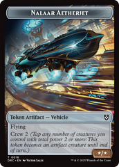 Nalaar Aetherjet // Treasure Double-Sided Token [Aetherdrift Tokens] | Clutch Gaming