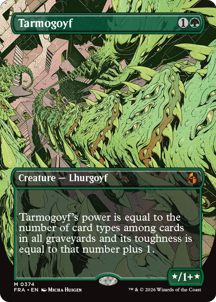 Tarmogoyf (Borderless) [Reality Fracture] | Clutch Gaming