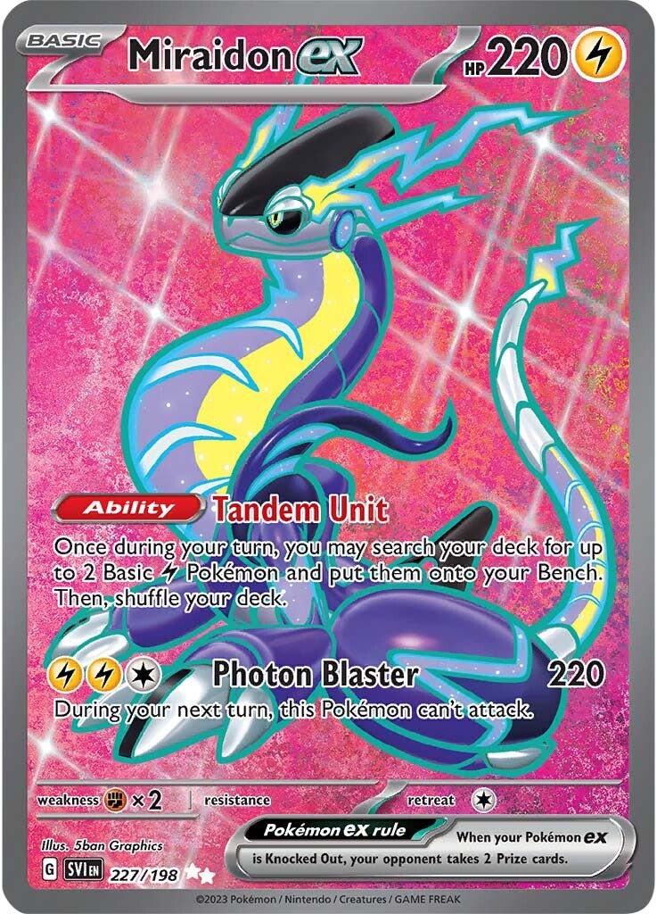 Miraidon ex (227/198) [Scarlet & Violet: Base Set] | Clutch Gaming