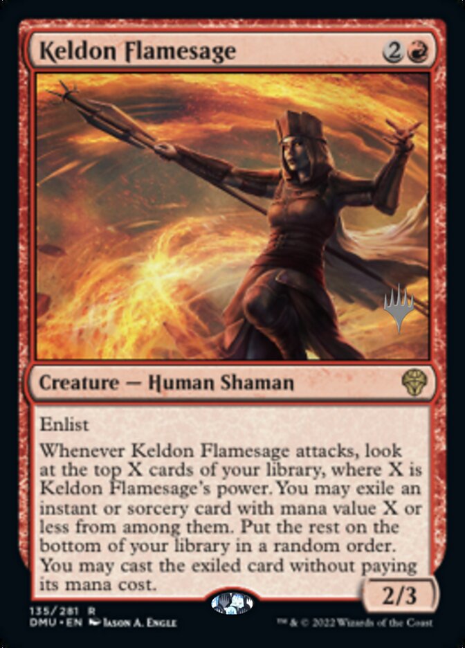 Keldon Flamesage (Promo Pack) [Dominaria United Promos] | Clutch Gaming