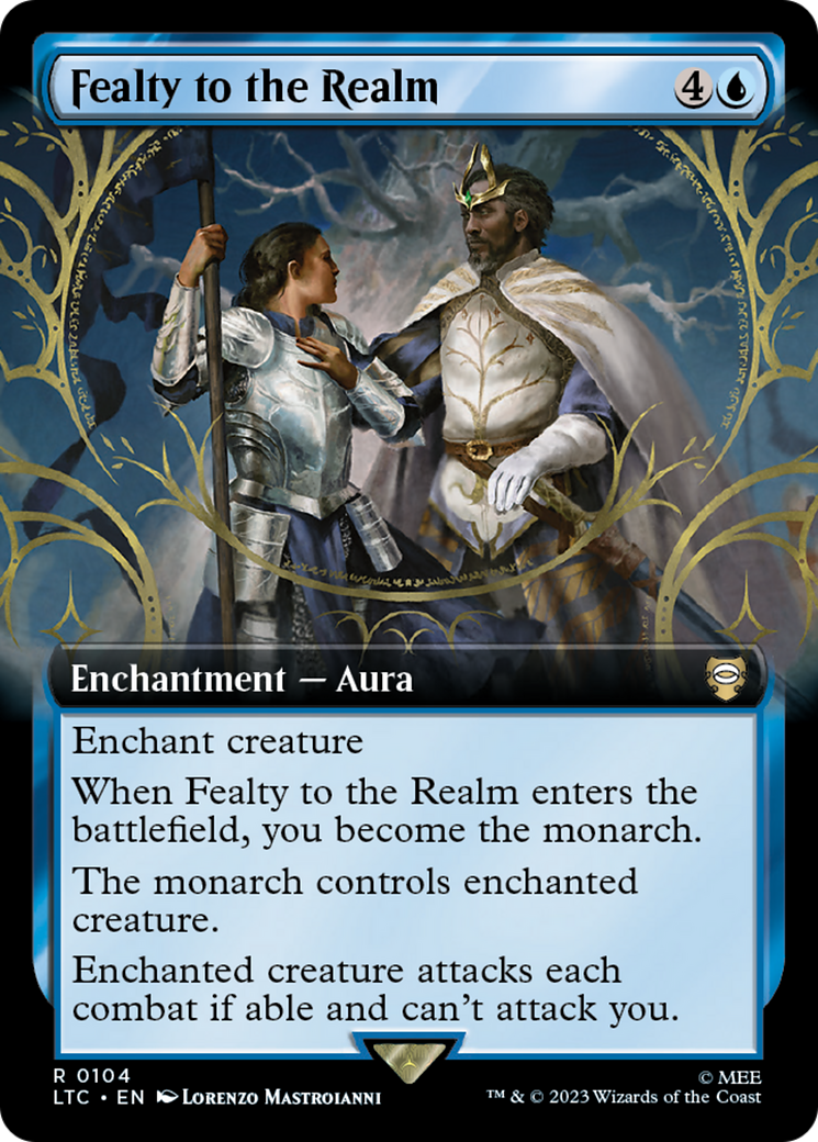 Fealty to the Realm (Extended Art) [The Lord of the Rings: Tales of Middle-Earth Commander] | Clutch Gaming