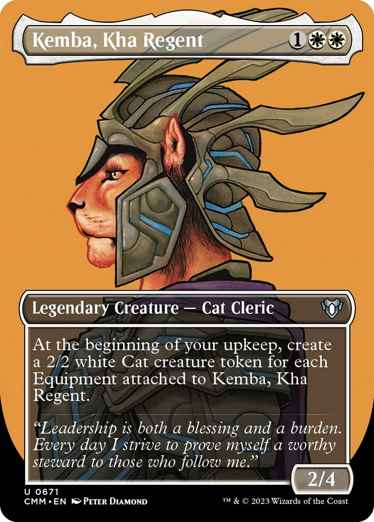 Kemba, Kha Regent (Borderless Profile) [Commander Masters] | Clutch Gaming