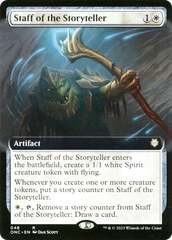 Staff of the Storyteller (Extended Art) [Phyrexia: All Will Be One Commander] | Clutch Gaming