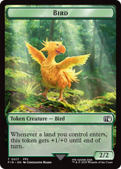 Bird (0017) // Wizard (0015) Double-Sided Token [FINAL FANTASY Tokens] | Clutch Gaming