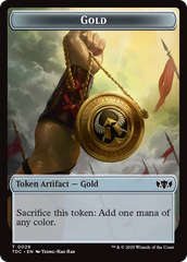 Elemental (0016) // Gold Double-Sided Token [Tarkir: Dragonstorm Commander Tokens] | Clutch Gaming