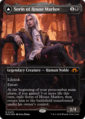 Sorin of House Markov // Sorin, Ravenous Neonate (Borderless) (Textured Foil) [Modern Horizons 3] | Clutch Gaming