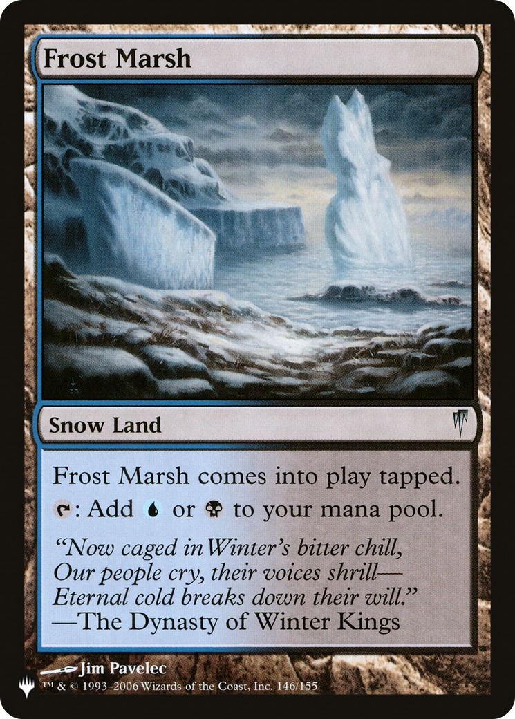 Frost Marsh [The List Reprints] | Clutch Gaming